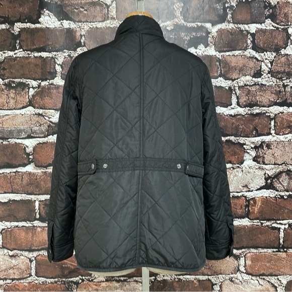 Thread & Supply Puffer Jacket Zip and Snap Black Size Large L - Picture 4 of 5